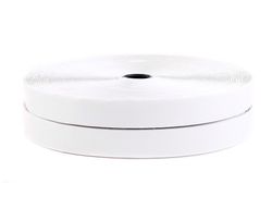Cinta de cierre adhesiva liderpapel velcro blanco 20mm x 25m