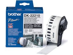 Cinta de Papel Continuo Brother Dk-22210 para Impresoras QL -29Mmx30,48Mts-