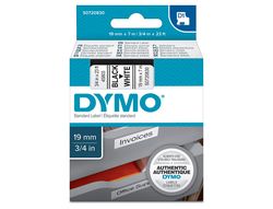 Cinta Dymo D1 19mm x 7 m Negro sobre Blanco