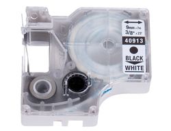 Cinta Dymo D1 9mm x 7 m Negro sobre Blanco