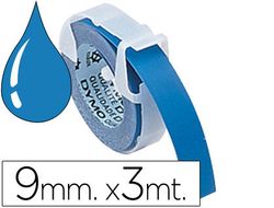 Cinta Dymo tradicional de 3 m. x 9 mm Color Azul