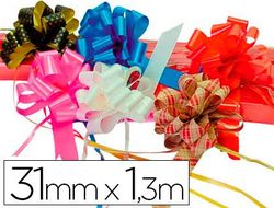 Cinta para Hacer Lazos Oro 130 cm X 31 mm -Unidad