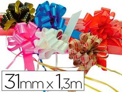 Cinta para Hacer Lazos Rojo 130 cm X 31 mm -Unidad