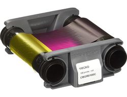 Cinta para impresora de tarjeta badgy color para 100 impresiones