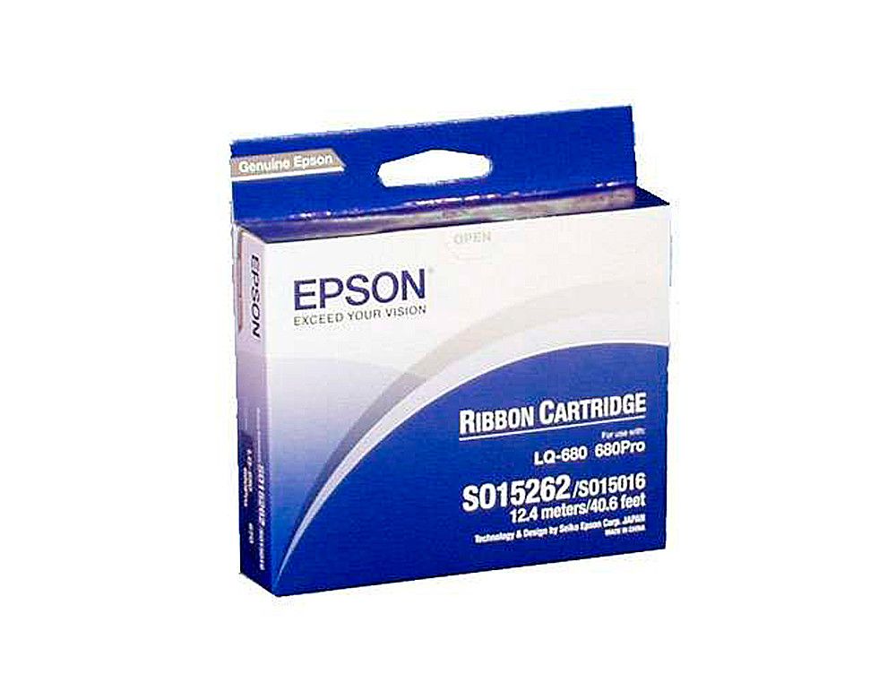 Cinta para impresora Epson original nylon negro S015262