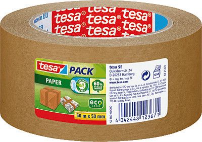 Cinta Tesa papel Kraft alta adhesividad