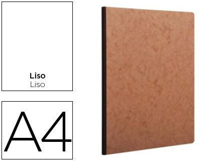 CLAIREFONTAINE Cuaderno Age Bag 96h A4 Liso Havana 79140C
