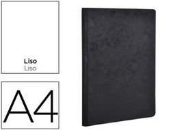 CLAIREFONTAINE Cuaderno Age Bag 96h A4 Liso Negro 791401C