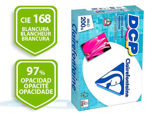 CLAIREFONTAINE Paquete A4 250 Hojas 200 Gramos 1807C