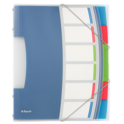 Clasificador Esselte Vivida. PP. 6 separadores con índice, multicolor