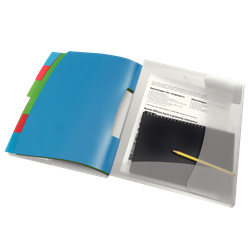 Clasificador Esselte Vivida. PP. 6 separadores con índice, multicolor