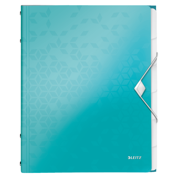 Clasificador WOW. PP. 6 separadores. DIN A4, turquesa