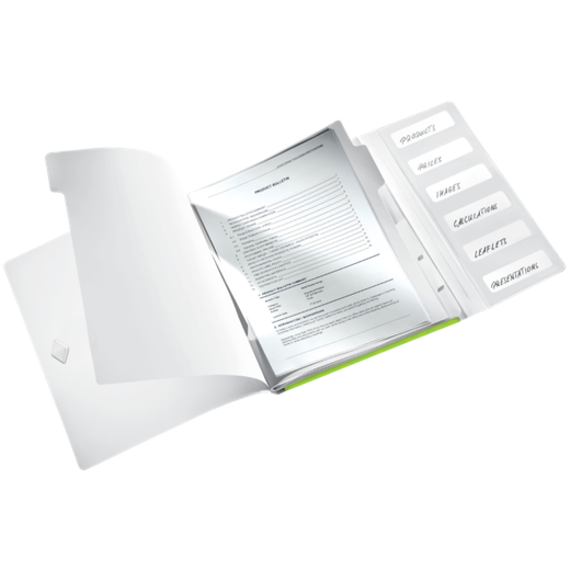 Clasificador WOW. PP. 6 separadores. DIN A4, verde