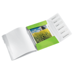 Clasificador WOW. PP. 6 separadores. DIN A4, verde