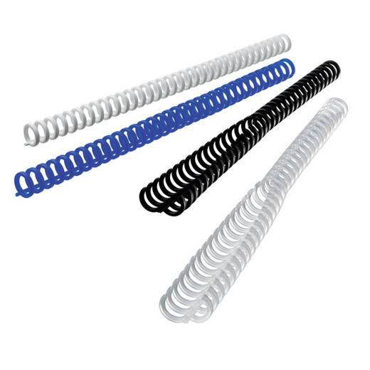 CLICKS DE ENCUADERNACIÓN CLICKBIND 16MM COLOR BLANCO (CAPACIDAD 145 HOJAS). CAJA DE 50 UNIDADES