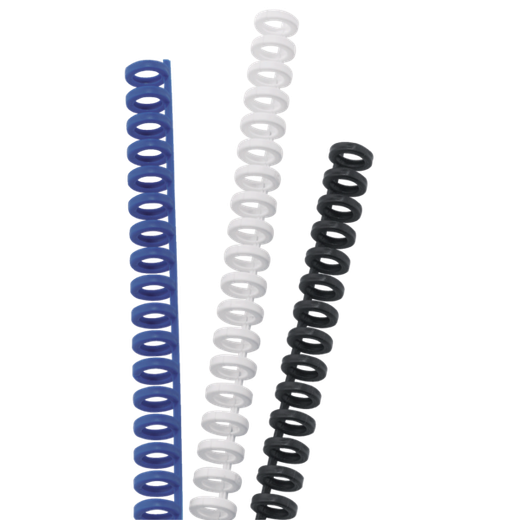 CLICKS DE ENCUADERNACIÓN CLICKBIND 16MM COLOR BLANCO (CAPACIDAD 145 HOJAS). CAJA DE 50 UNIDADES