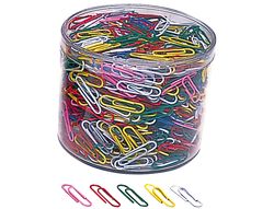 Clips Colores Bote de 1000 -Bote de 1000