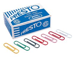 Clips Colores Paper -Caja de 100