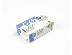 Clips Liderpapel N. 3 Labiados 43 mm Caja de 100 Unidades