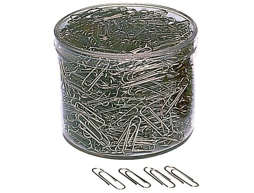 Clips Niquelados N. 2 33 mm -Cubilete de 1000 Clips