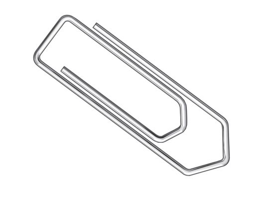 Clips Niquelados Q-Connect 32 mm Caja de 1000 Unidades