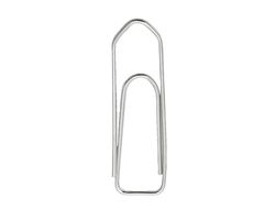 Clips niquelados q-connect n 1 picos 20 mm punta caja de 100 unidades