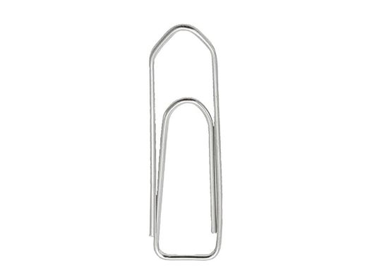 Clips niquelados q-connect n 3 picos 43 mm punta caja de 100 unidades