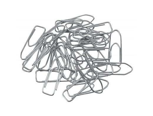 Clips niquelados q-connect n 3 picos 43 mm punta caja de 100 unidades