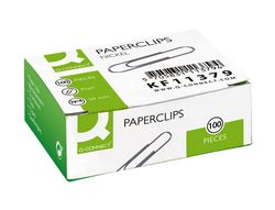 Clips niquelados q-connect n 4 planos 50 mm caja de 100 unidades