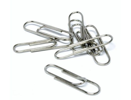 Clips Niquelados Q-Connect Nº3 43 mm Caja de 100