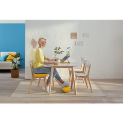 Cojín de asiento Active Ergo Cosy, amarillo