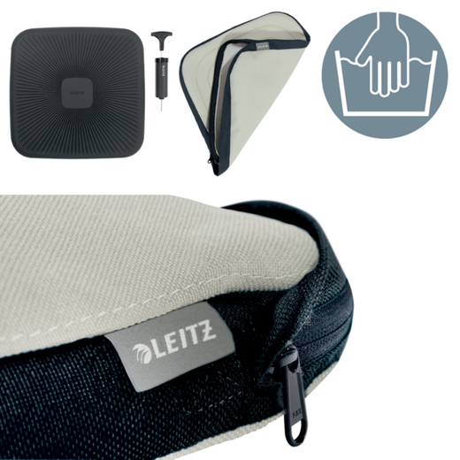Cojín de asiento Active Wobble con funda, gris