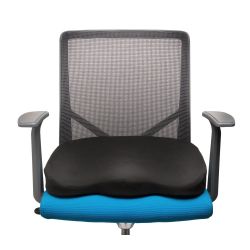 Cojín Kensington con espuma de viscoelástica negro
