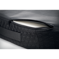 Cojín Kensington de gel frío y viscoelástica negro