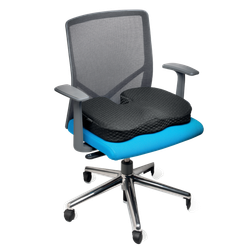 Cojín Kensington de gel frío y viscoelástica negro