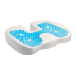 Cojín Kensington de gel frío y viscoelástica negro