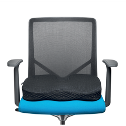 Cojín Kensington de gel frío y viscoelástica negro