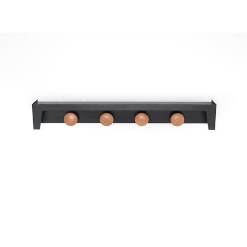 Colgador perchero de madera Bergamo 70x10x10 cm