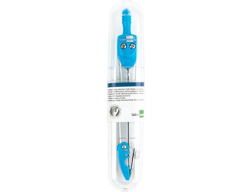 Compas Liderpapel con Protector de Punta -Colores Surtidos