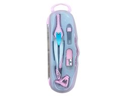 Compas liderpapel lock device con adaptador universal y tubo de minas color rosa claro