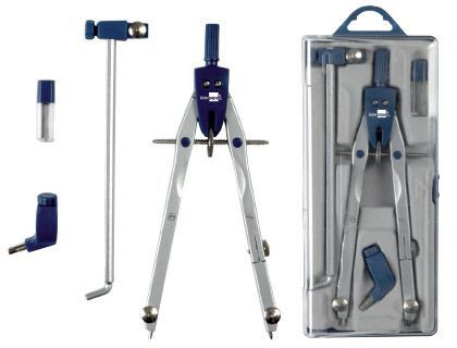 Compas Liderpapel Microtermico Bk-304 -Con Adaptador y Alargadera