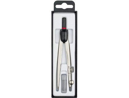 Compas rotring compact universal ajuste rapido radio 13 cm circunferencia 32 cm