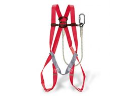 Conjunto anticaidas faru arnes p01 + cuerda c170 con 2 mosquetones virola + bolsa porta arnes