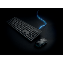 Conjunto de ratón y teclado Kensington KM270 EQ inalámbrico, negro