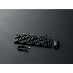 Conjunto de ratón y teclado Kensington KM270 EQ inalámbrico, negro