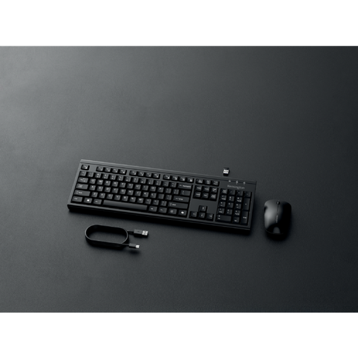 Conjunto de ratón y teclado Kensington KM270 EQ inalámbrico, negro