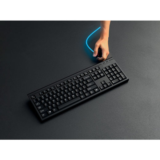 Conjunto de ratón y teclado Kensington KM270 EQ inalámbrico, negro