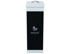 Contenedor papelera reciclaje paperflow con tapa poliestireno para residuos organicos 60 l 76x36,3x26,3