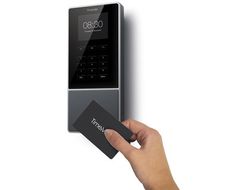 Controlador de presencia safescan tm-616 con codigo pin o tarjeta rfid hasta 200 usuarios conexion ethernet y