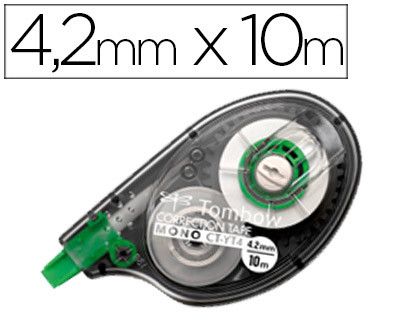 Corrector Tombow Cinta 4,2 mm X 10 Mt
